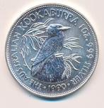 Australië 1 ounce kookaburra 1990, Ophalen of Verzenden, Zilver