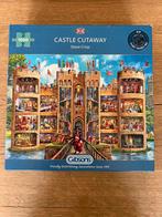 Gibsons puzzel 1000 stuks castle cutaway Steve Crisp, Ophalen of Verzenden, 500 t/m 1500 stukjes, Legpuzzel, Zo goed als nieuw
