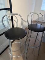 Set van 2 barstoelen (bar chair), Ophalen, Gebruikt, Met voetsteun, 60 tot 90 cm