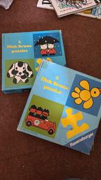 Drie Vintage kinder puzzel dick bruna 9 stukjes, Ophalen of Verzenden