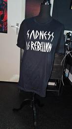 Lebanon Hanover sadness is rebellion shirt L gothic darkwave, Kleding | Heren, Maat 52/54 (L), Zwart, Ophalen of Verzenden, Zo goed als nieuw