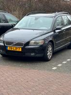 Volvo V50 2.4 170PK Geartronic 2005 Zwart, 700 kg, Zwart, 2435 cc, Grijs
