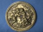 Appliquee van kussende engeltjes in brons – ca. 1800, Antiek en Kunst, Antiek | Koper en Brons, Ophalen of Verzenden, Brons