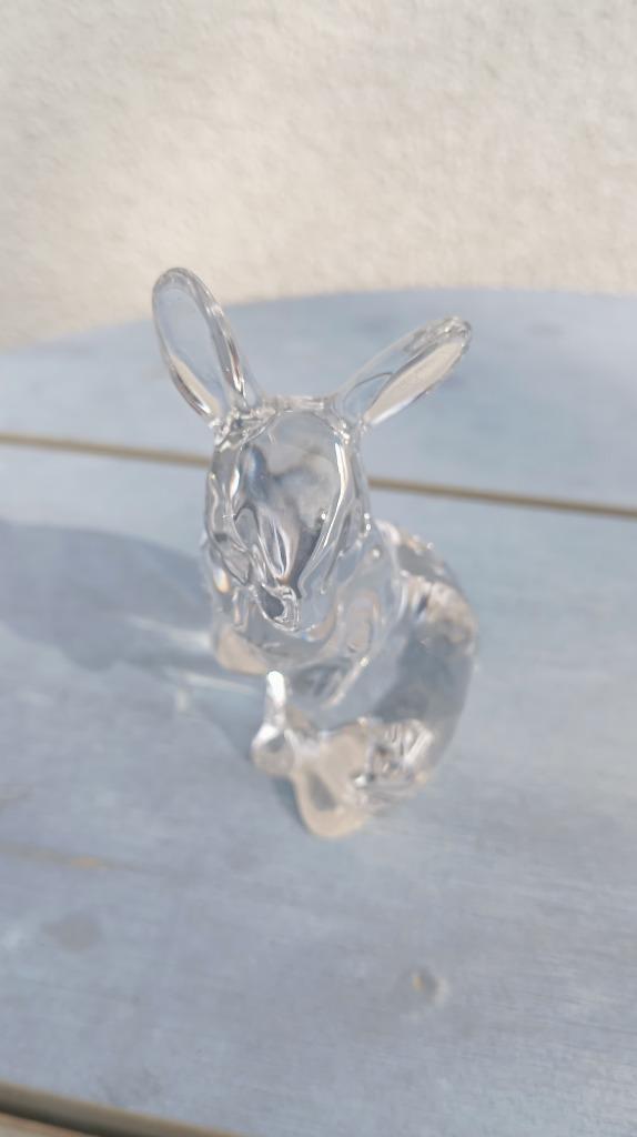 Prachtig beeldje van een konijn Lenox 1993 crystal, Antiek en Kunst, Antiek | Glas en Kristal, Ophalen of Verzenden