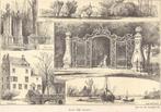 Aan de Vecht litho Zuilen Hek vab Roosendaal Vreedenhoff Oud, Antiek en Kunst, Ophalen of Verzenden