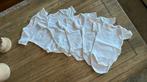 5x witte romper korte mouwen mt.50/56 -Hema, Nacht- of Onderkleding, Zo goed als nieuw, Hema, Verzenden