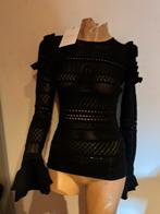 NIKKIE top met gaatjes 36 NIEUW MET KAARTJES, Zwart, Nieuw, Ophalen of Verzenden, Y