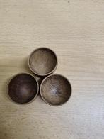 - eierdoppen hout 3x, Verzamelen, Ophalen of Verzenden