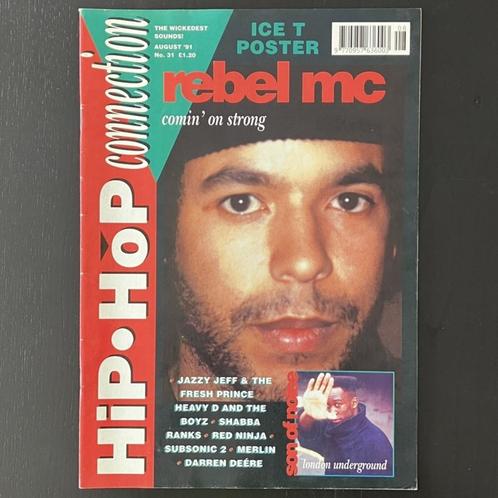 Hip-Hop Connection nr. 31 (August 1991, UK, Engels), Boeken, Tijdschriften en Kranten, Gelezen, Muziek, Film of Tv, Ophalen of Verzenden