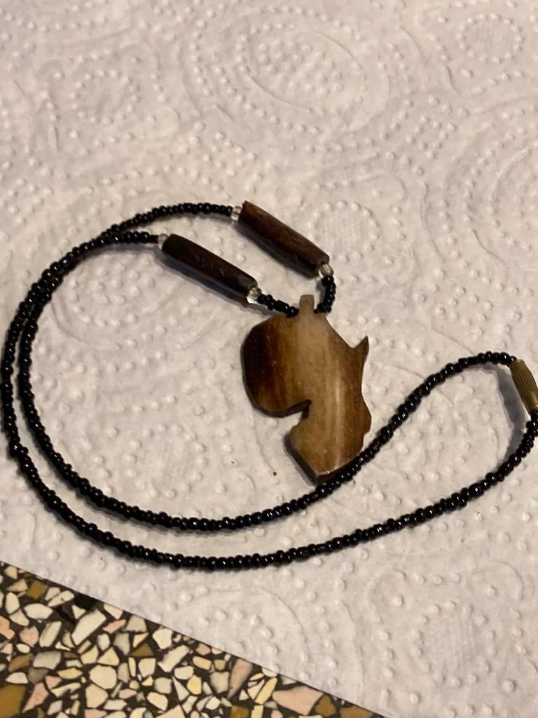 Aparte ketting, Sieraden, Tassen en Uiterlijk, Kettingen, Ophalen of Verzenden, Zo goed als nieuw, Overige materialen