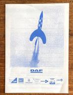 KUIFJE - Programmablad lancering Raket naar de maan - 1991, Ophalen of Verzenden, Kuifje, Gebruikt, Plaatje, Poster of Sticker