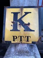 Emaille bord PTT, Antiek en Kunst, Ophalen