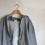 domme smib zip hoodie size L, Kleding | Heren, Truien en Vesten, Maat 52/54 (L), Verzenden, Zo goed als nieuw, Grijs