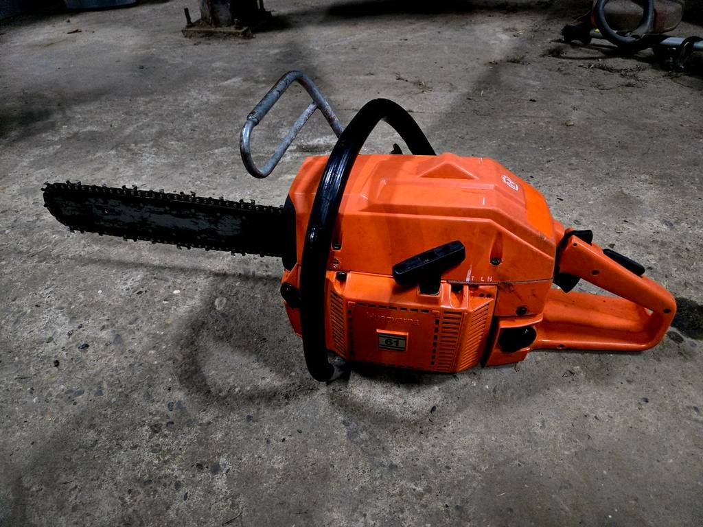 Husqvarna 61 kettingzaag | ouderwets degelijk Husqy 61 3.9PK, Tuin en Terras, Hand-tuingereedschap, Gebruikt, Overige soorten