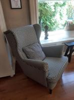 Mooie fauteuil zwart wit ikea, nog geen jaar oud, Huis en Inrichting, Fauteuils, Ophalen, Zo goed als nieuw