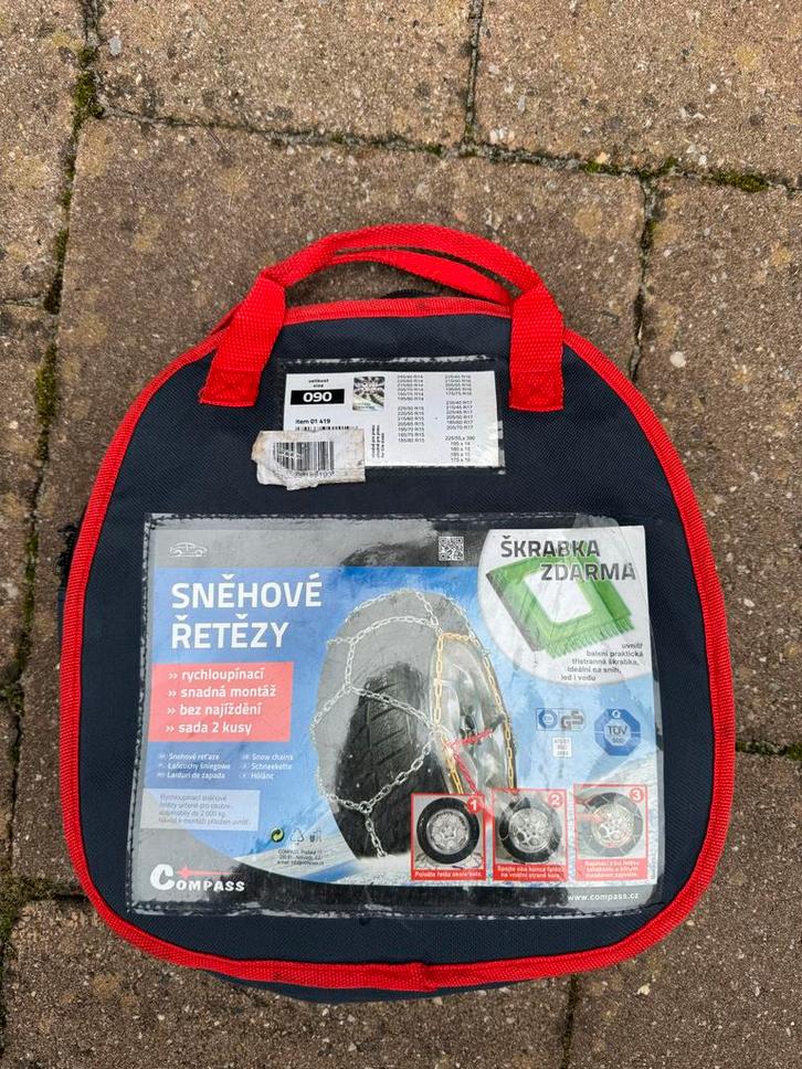 Nieuwe Sneeuwkettingen Compass Maat 090, Auto diversen, Sneeuwkettingen, Nieuw, Ophalen of Verzenden