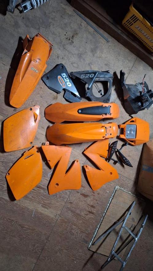 Onderdelen ktm 520 exc 2002 blokdelen, kappen, Motoren, Onderdelen | Overige, Gebruikt, Ophalen of Verzenden