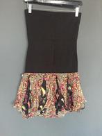 Strapless jurk /rok Dept, Verzenden, Zwart, Zo goed als nieuw, Maat 36 (S)