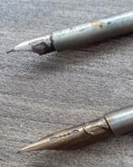 Om 1900 - 1925 Twee Stuks Benen Kroontjes Pen Schrijfstift, Ophalen of Verzenden