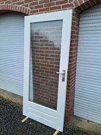 achterdeur, balkondeur, schuurdeur, buitendeur, hardhout, Ophalen, Gebruikt, 80 tot 100 cm, Buitendeur