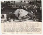 Verplaatsen kei Mantingerveld Westerbork 1952 persfoto, Gebruikt, Verzenden, Foto, 1940 tot 1960