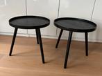 Woood Mesa bijzettafel M hout zwart 45xø45, Ophalen, Zo goed als nieuw, Hout