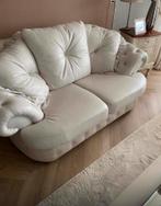 Bank + 2 Fauteuils - Zo goed als nieuw!, Huis en Inrichting, Fauteuils, Ophalen, Zo goed als nieuw, Leer, 75 tot 100 cm