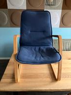Ikea stoel, Huis en Inrichting, Stoelen, Ophalen, Gebruikt, Blauw, Eén