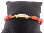 Bloedkoralen armband met gouden slot                     D20, Ophalen of Verzenden, Overige materialen, Ketting