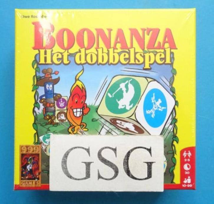 Boonanza het dobbelspel nr. 999-BOO05B-00, Hobby en Vrije tijd, Gezelschapsspellen | Overige, Nieuw, Ophalen