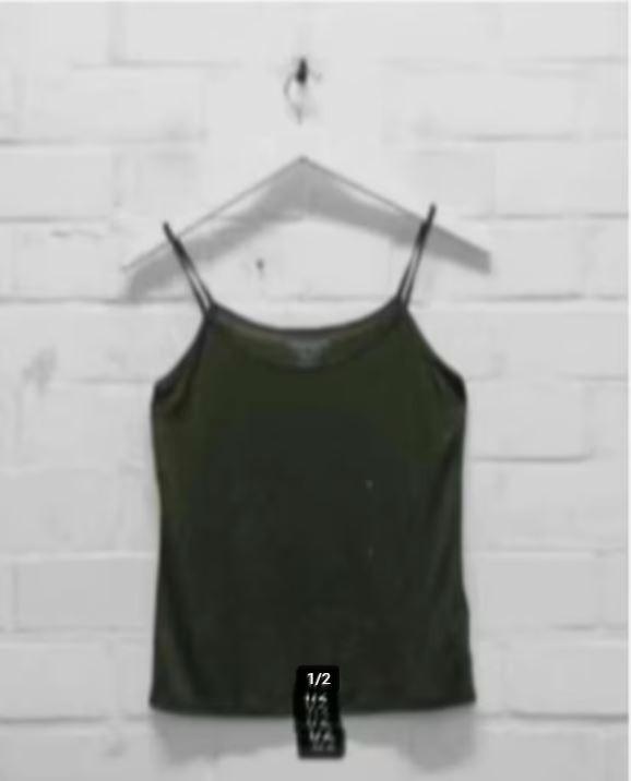 Majestic Filatures - Donkergroene top maat 2/36 - Nieuw, Kleding | Dames, Tops, Nieuw, Maat 36 (S), Groen, Zonder mouw, Ophalen of Verzenden