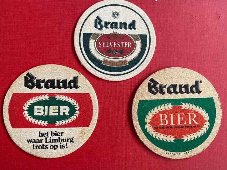 Brand bier bierviltjes 8 verschillende., Verzamelen, Biermerken, Gebruikt, Viltje(s), Brand, Ophalen of Verzenden