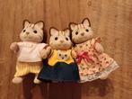 Nieuw Sylvanian Family familie gestreepte kat poes, Verzamelen, Ophalen of Verzenden, Nieuw