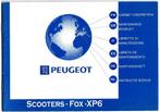Peugeot Fox XP6 scooter instructieboekje bromfiets (7550z), Fietsen en Brommers, Ophalen of Verzenden, Zo goed als nieuw