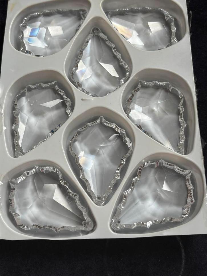 Kristallen Onderdelen kroonluchter, Huis en Inrichting, Lampen | Kroonluchters, Zo goed als nieuw, Ophalen of Verzenden