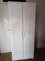 BRIMNES Kledingkast - Wit - 78x190 cm, Huis en Inrichting, Ophalen, Gebruikt, 50 tot 100 cm, 150 tot 200 cm