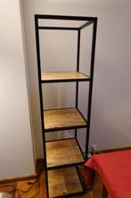 Metalen open kast met 4 plankjes, Met plank(en), Minder dan 50 cm, Zo goed als nieuw, 150 tot 200 cm