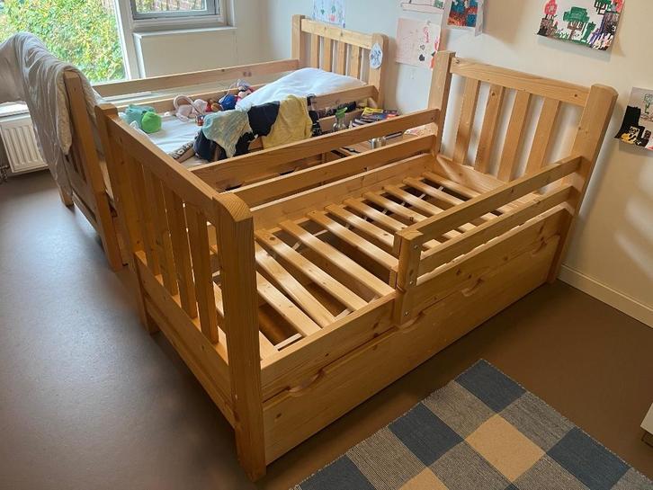 Rockwood Peuterbed Tim Naturel 70x150cm, Kinderen en Baby's, Kinderkamer | Bedden, Gebruikt, 140 tot 160 cm, 70 tot 85 cm, Lattenbodem