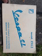 Vespa GL 1963 instruktie boekje, Motoren, Handleidingen en Instructieboekjes, Ophalen of Verzenden, Overige merken