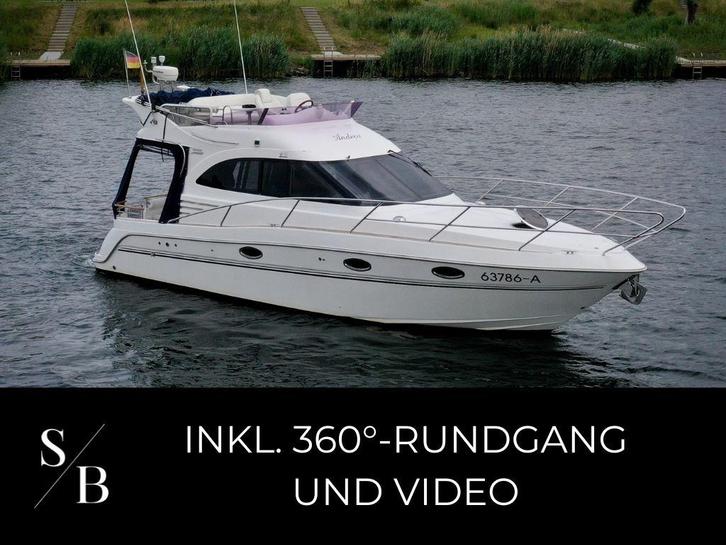 Galeon 330 Fly, Watersport en Boten, Motorboten en Motorjachten, Gebruikt, Polyester, 9 tot 12 meter, Diesel, Binnenboordmotor