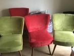 Eetkamer stoelen twee rode en twee groene, Ophalen, Zo goed als nieuw, Overige kleuren, Twee