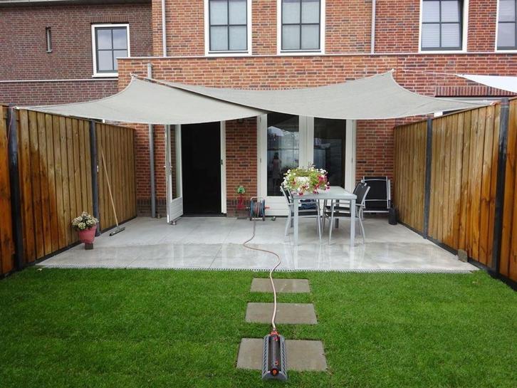Shadow Comfort Schaduwdoek - Driehoekig - 96,5% UV-beschermi, Tuin en Terras, Zonneschermen, Nieuw, Markies, Minder dan 150 cm