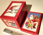 Retro Kerst. 2 opbergdozen. Goede kwaliteit. hard karton., Ophalen of Verzenden, Huis en Inrichting
