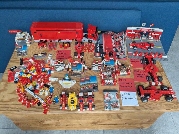 Lego partij ferrari 8654 8375 8389 8362 40194 40190 40195, Kinderen en Baby's, Speelgoed | Duplo en Lego, Gebruikt, Lego, Losse stenen