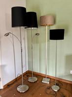 Diverse Staande Lampen, incl. Leeslampjes, Huis en Inrichting, Lampen | Vloerlampen, Ophalen, Zo goed als nieuw, Metaal, 150 tot 200 cm
