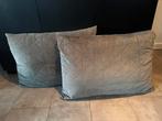 Grote sierkussens, Huis en Inrichting, Ophalen, Zo goed als nieuw, Grijs, Rechthoekig