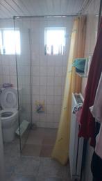 Glazen douchewand, Ophalen