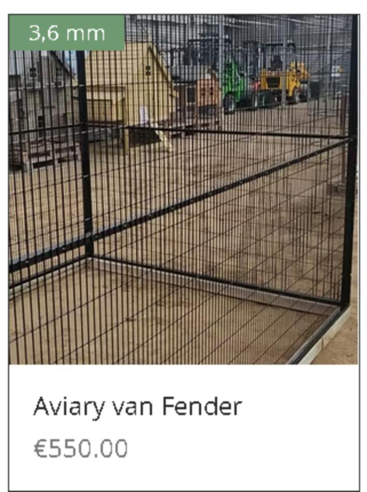 PAPEGAAIENKOOI NIEUW, Dieren en Toebehoren, Vogels | Hokken en Kooien, Nieuw, Vogelkooi, Metaal, Ophalen of Verzenden