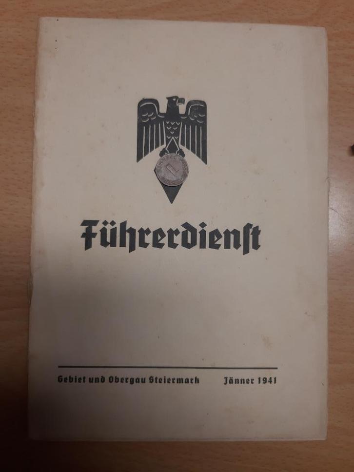 Führerdienst Steiermark  (HJ 1941), Verzamelen, Militaria | Tweede Wereldoorlog, Landmacht, Boek of Tijdschrift, Nederland, Verzenden