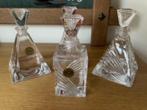 4 mooie kleine kristallen flacons van RCR Crystal Italie, Antiek en Kunst, Ophalen of Verzenden